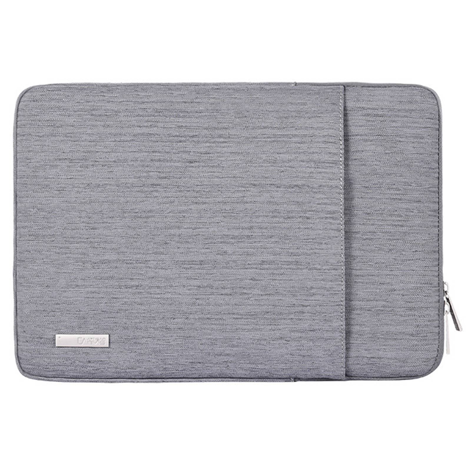 Canvasartisan L28-19 15-inch Laptop Sleeve Business Style Polyester Zipper Notebook Bag (Vertical Type) - Grey Canvasartisan L28-19 15-inch Laptop Sleeve Business Style Polyester Zipper Notebook Bag (Vertical Type) - Grey